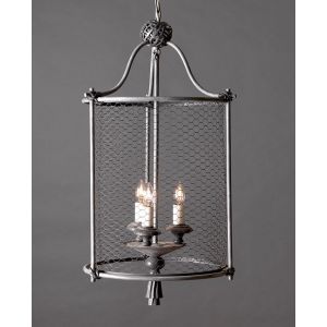 Officina Ciani / Pendants & Suspension Lights / Forged Iron with Grid HL1089CH-3 Rete