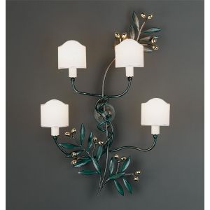Officina Ciani / Wall Sconces / Iron and Brass HL1095WA-4 Olivo