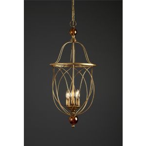 Officina Ciani / Pendants & Suspension Lights / Iron Rod HL1114CH-3 Palla ambra