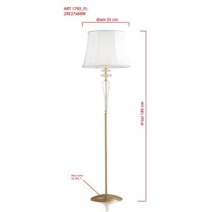 Il Paralume Marina / Floor Lamps / 1793/FL/ECO