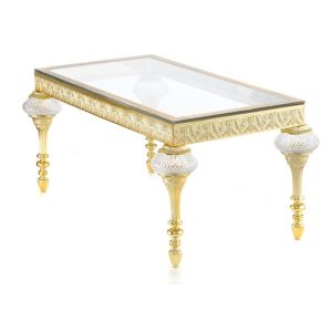 Il Paralume Marina / Coffee Tables / Casting Brass & Italian Cristals Elements 2100/TABLE/G