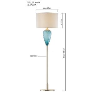 Il Paralume Marina / Floor Lamps / 2189/FL/GR