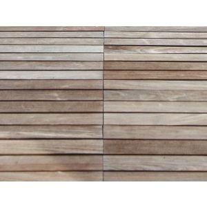 Bassano Parquet / Ipe wood outdoor floor tiles / Outdoor Ipe Smooth