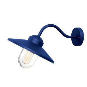 Elstead Lighting / Outdoor Wall Lights / Klampenborg Lantern Navy Blue