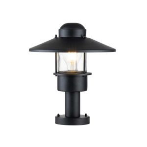 Elstead Lighting / Outdoor Pedestal Lights / Klampenborg 1 Black