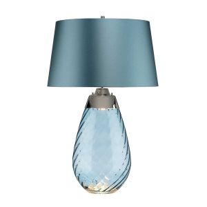 Elstead Lighting / Table Lamps / Lena 2 Duck Egg Blue Shade