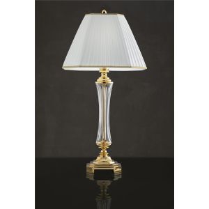 Italian Luxury Lighting / Table Lamps / Gold with Lampshade LF1001
