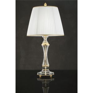 Italian Luxury Lighting / Table Lamps / Crystal And Brass Cast Components LF2024