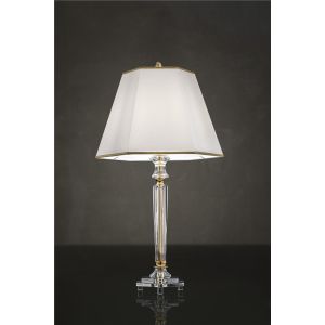 Italian Luxury Lighting / Table Lamps / Crystal and Brass Components LF2026