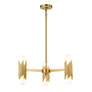 Elstead Lighting / Chandeliers / Marvele 6 Aged Brass