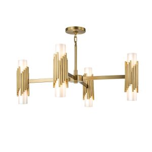 Elstead Lighting / Chandeliers / Marvele 8 Aged Brass