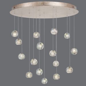 Fine Art Handcrafted Lighting / Pendant Lights / Natural Inspirations 32″ Round 862840-106L 206L 