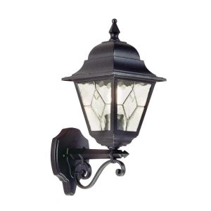 Elstead Lighting / Outdoor Wall Lights / Norfolk Up Lantern Black