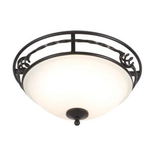 Elstead Lighting / Ceiling Lights / Pembroke 2 Flush Style A Black