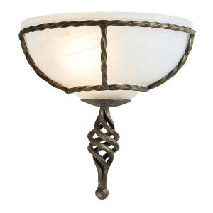 Elstead Lighting / Wall Lights / Pembroke  Uplighter Black & Gold