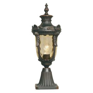 Elstead Lighting / Outdoor Pedestal Lights / Philadelphia 1 Medium Old Bronze