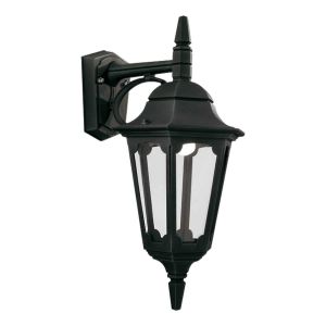 Elstead Lighting / Outdoor Wall Lights / Parish Down Lantern Black
