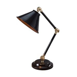 Elstead Lighting /  Desk Lamps / Provence Element 1 Mini Black & Polished Brass