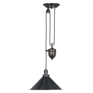 Elstead Lighting / Pendant Lights / Provence Rise and Fall Old Bronze
