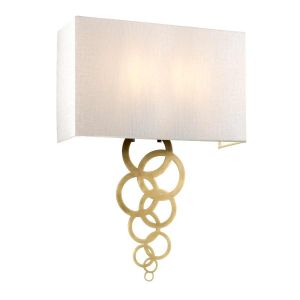 Elstead Lighting / Wall Lights / Rosa Large 2 Aged Brass