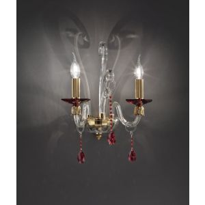 Euroluce Lampadari / Wall Sconces / Rubino Alicante A2