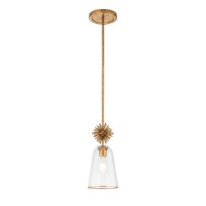 Elstead Lighting / Pendant Lights / Staring Distressed Gold