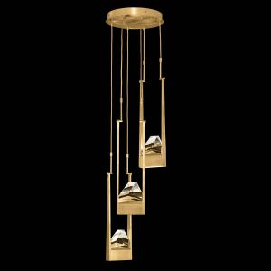 Fine Art Handcrafted Lighting / Pendant Lights / Strata 16″ Round 928440 