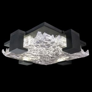 Fine Art Handcrafted Lighting / Semi-Flush Mount & Sconce Lamps / Terra 16.75″ Square 895440 