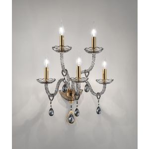 Euroluce Lampadari / Wall Sconces / Toochic A5 Oro Fumè