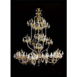 Italian Luxury Lighting / Chandeliers / Venetian Glass Murano Glass 111-Light V7922 111