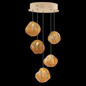 Fine Art Handcrafted Lighting / Pendant Lights / Vesta 12″ Round 866340 
