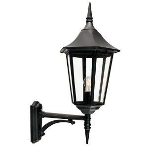 Elstead Lighting / Outdoor Wall Lights / Valencia Grande Up Lantern Black