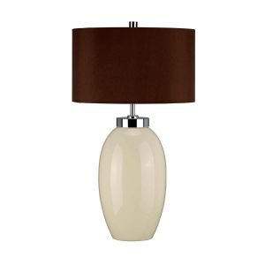 Elstead Lighting / Table Lamps / Victor 1 Small Cream