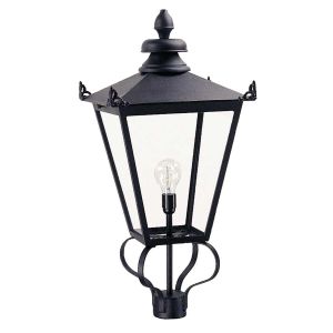 Elstead Lighting / Head for Outdoor Post Lights / Wilmslow Lantern Black