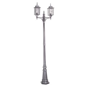 Elstead Lighting / Outdoor Post Lights / Wexford Black & Silver