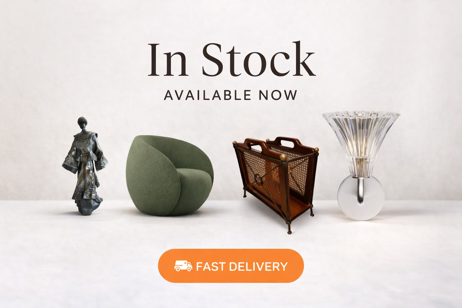 In Stock items — Available Now
