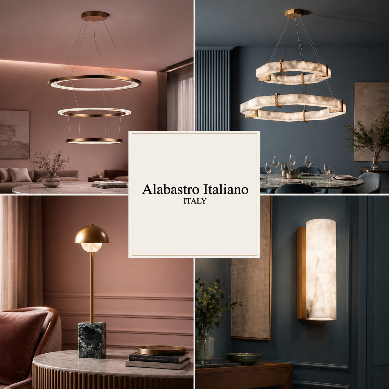 Alabastro Italiano — Natural Stone Lighting for Refined Interiors